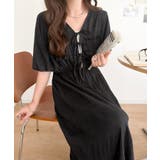 【mily bilet】1枚で華やぐ♪揺れ感シアーフリルリボンプリーツロングワン… | Classical Elf  | 詳細画像15 