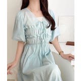 【mily bilet】1枚で華やぐ♪揺れ感シアーフリルリボンプリーツロングワン… | Classical Elf  | 詳細画像36 