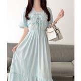 【mily bilet】1枚で華やぐ♪揺れ感シアーフリルリボンプリーツロングワン… | Classical Elf  | 詳細画像42 