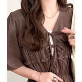 【mily bilet】1枚で華やぐ♪揺れ感シアーフリルリボンプリーツロングワン… | Classical Elf  | 詳細画像45 