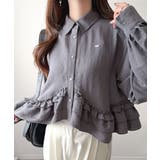 【mily bilet】甘さはやさしく、印象は品よく。旬顔を叶える裾フリルブラウ… | Classical Elf | 詳細画像9