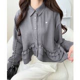 【mily bilet】甘さはやさしく、印象は品よく。旬顔を叶える裾フリルブラウ… | Classical Elf | 詳細画像12