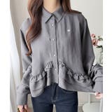 【mily bilet】甘さはやさしく、印象は品よく。旬顔を叶える裾フリルブラウ… | Classical Elf | 詳細画像13