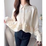 【mily bilet】甘さはやさしく、印象は品よく。旬顔を叶える裾フリルブラウ… | Classical Elf | 詳細画像1