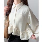 【mily bilet】甘さはやさしく、印象は品よく。旬顔を叶える裾フリルブラウ… | Classical Elf | 詳細画像3