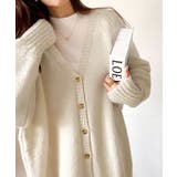 淡色にきゅんきゅん。バッククロスメランジVネックニットカーディガン | Classical Elf | 詳細画像20