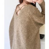 淡色にきゅんきゅん。バッククロスメランジVネックニットカーディガン | Classical Elf | 詳細画像27