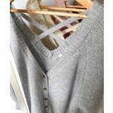 淡色にきゅんきゅん。バッククロスメランジVネックニットカーディガン | Classical Elf | 詳細画像36