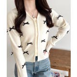 【mily bilet】程よい甘さで大人フェミニン。リボン使いVネックカーディガ… | Classical Elf | 詳細画像2