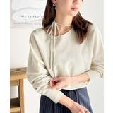 【mily bilet】レディライクなあざとニット。オフショル2WAYリボン紐付… | Classical Elf  | 詳細画像8 