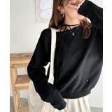 【mily bilet】レディライクなあざとニット。オフショル2WAYリボン紐付… | Classical Elf  | 詳細画像13 