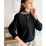 【mily bilet】レディライクなあざとニット。オフショル2WAYリボン紐付… | Classical Elf  | 詳細画像15 