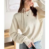 【mily bilet】レディライクなあざとニット。オフショル2WAYリボン紐付… | Classical Elf  | 詳細画像4 