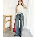 可愛さ倍増！ドロストリボンシアー長袖オフショルリブニット | Classical Elf  | 詳細画像7 