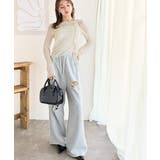 可愛さ倍増！ドロストリボンシアー長袖オフショルリブニット | Classical Elf  | 詳細画像10 