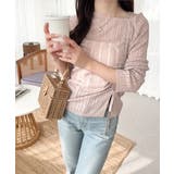 可愛さ倍増！ドロストリボンシアー長袖オフショルリブニット | Classical Elf  | 詳細画像19 