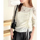 可愛さ倍増！ドロストリボンシアー長袖オフショルリブニット | Classical Elf  | 詳細画像4 