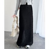 【mily bilet】華やかで魅力的。プチフリルIラインスカート(ロング丈) | Classical Elf | 詳細画像11