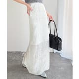 【mily bilet】華やかで魅力的。プチフリルIラインスカート(ロング丈) | Classical Elf | 詳細画像1