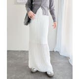 【mily bilet】華やかで魅力的。プチフリルIラインスカート(ロング丈) | Classical Elf | 詳細画像2