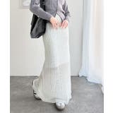 【mily bilet】華やかで魅力的。プチフリルIラインスカート(ロング丈) | Classical Elf | 詳細画像3