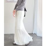 【mily bilet】華やかで魅力的。プチフリルIラインスカート(ロング丈) | Classical Elf | 詳細画像4