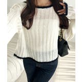 【mily bilet】ふわっとガーリー。透かし編みフェザー配色前後２WAYリボ… | Classical Elf  | 詳細画像7 