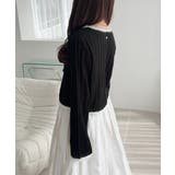 【mily bilet】ふわっとガーリー。透かし編みフェザー配色前後２WAYリボ… | Classical Elf  | 詳細画像12 