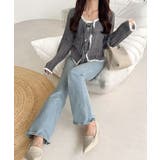 【mily bilet】ふわっとガーリー。透かし編みフェザー配色前後２WAYリボ… | Classical Elf  | 詳細画像17 