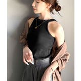 シンプルに1枚でも着られる♪カップ付きテレコリブアメスリタンクトップ | Classical Elf | 詳細画像19
