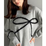 【mily bilet】ゆるっと可愛げ、ふわっと存在感。リボンフェザーコード刺繍… | Classical Elf  | 詳細画像10 