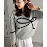 【mily bilet】ゆるっと可愛げ、ふわっと存在感。リボンフェザーコード刺繍… | Classical Elf  | 詳細画像14 