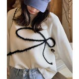 【mily bilet】ゆるっと可愛げ、ふわっと存在感。リボンフェザーコード刺繍… | Classical Elf  | 詳細画像19 