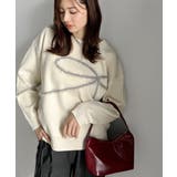 【mily bilet】ゆるっと可愛げ、ふわっと存在感。リボンフェザーコード刺繍… | Classical Elf  | 詳細画像25 