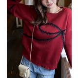 【mily bilet】ゆるっと可愛げ、ふわっと存在感。リボンフェザーコード刺繍… | Classical Elf  | 詳細画像29 