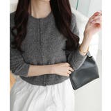 【mily bilet】アイレット柄くるみボタンニットカーディガン | Classical Elf | 詳細画像10