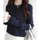 【mily bilet】アイレット柄くるみボタンニットカーディガン | Classical Elf | 詳細画像21