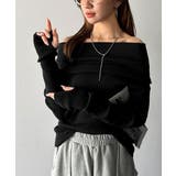 【mily bilet】立体的なシルエットが叶えるデコルテ魅せ♪指穴ドレープ使い… | Classical Elf  | 詳細画像12 