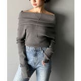 グレー | 【mily bilet】立体的なシルエットが叶えるデコルテ魅せ♪指穴ドレープ使い… | Classical Elf 