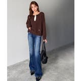 【mily bilet】癒しのモヘアタッチ。バックル使いVネックニット（長袖） | Classical Elf  | 詳細画像19 