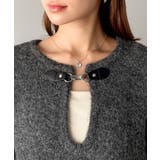 【mily bilet】癒しのモヘアタッチ。バックル使いVネックニット（長袖） | Classical Elf  | 詳細画像22 