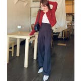 やわらかな優しさ、漂う気品。前後2wayプレート使いケーブルニットカーディガン | Classical Elf  | 詳細画像30 