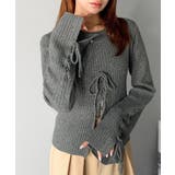 【mily bilet】レースアップデザインニットプルオーバー | Classical Elf | 詳細画像15