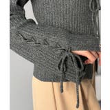 【mily bilet】レースアップデザインニットプルオーバー | Classical Elf | 詳細画像24