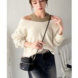 【mily bilet】洗練されたレイヤードスタイル！プレート使い異素材ニットレ… | Classical Elf  | 詳細画像7 