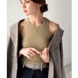 【mily bilet】洗練されたレイヤードスタイル！プレート使い異素材ニットレ… | Classical Elf  | 詳細画像10 