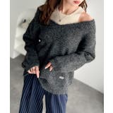 【mily bilet】洗練されたレイヤードスタイル！プレート使い異素材ニットレ… | Classical Elf  | 詳細画像15 