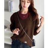 【mily bilet】洗練されたレイヤードスタイル！プレート使い異素材ニットレ… | Classical Elf  | 詳細画像22 