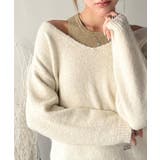 【mily bilet】洗練されたレイヤードスタイル！プレート使い異素材ニットレ… | Classical Elf  | 詳細画像1 