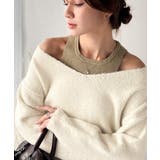 【mily bilet】洗練されたレイヤードスタイル！プレート使い異素材ニットレ… | Classical Elf  | 詳細画像5 